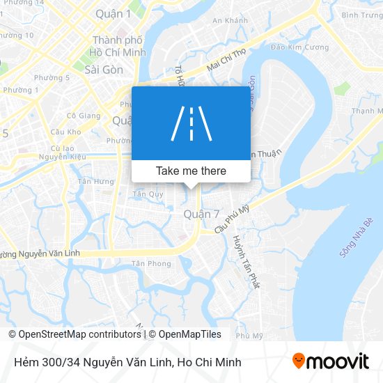 Hẻm 300/34 Nguyễn Văn Linh map