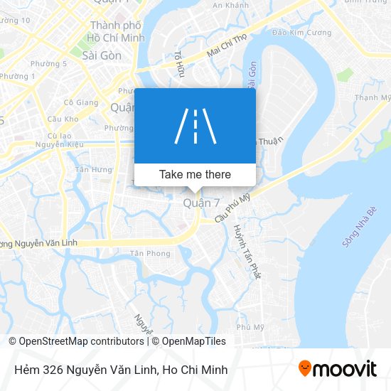 Hẻm 326 Nguyễn Văn Linh map