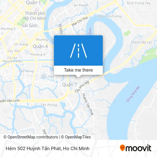 Hẻm 502 Huỳnh Tấn Phát map