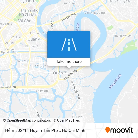 Hẻm 502/11 Huỳnh Tấn Phát map