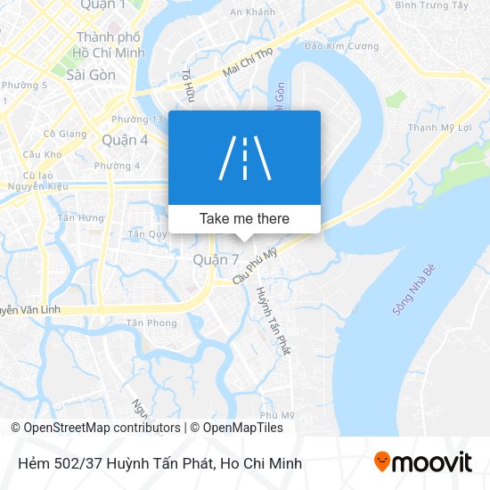 Hẻm 502/37 Huỳnh Tấn Phát map