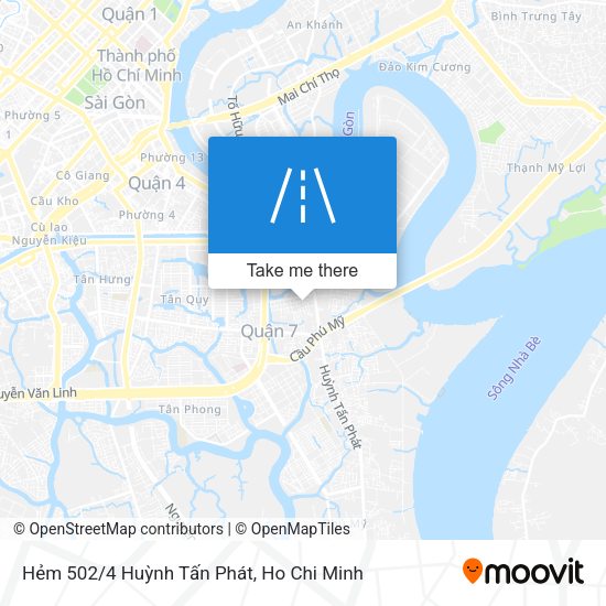 Hẻm 502/4 Huỳnh Tấn Phát map