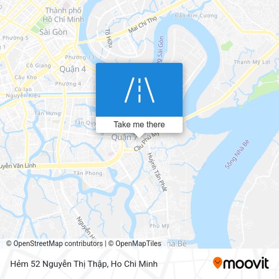 Hẻm 52 Nguyễn Thị Thập map