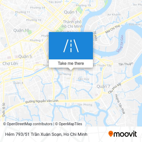 Hẻm 793/51 Trần Xuân Soạn map