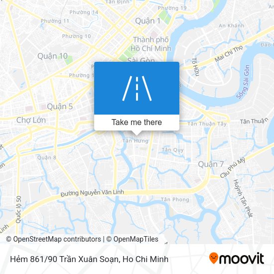 Hẻm 861/90 Trần Xuân Soạn map