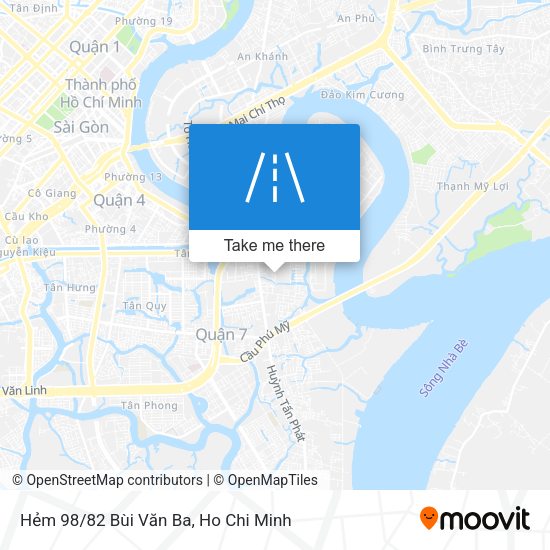 Hẻm 98/82 Bùi Văn Ba map