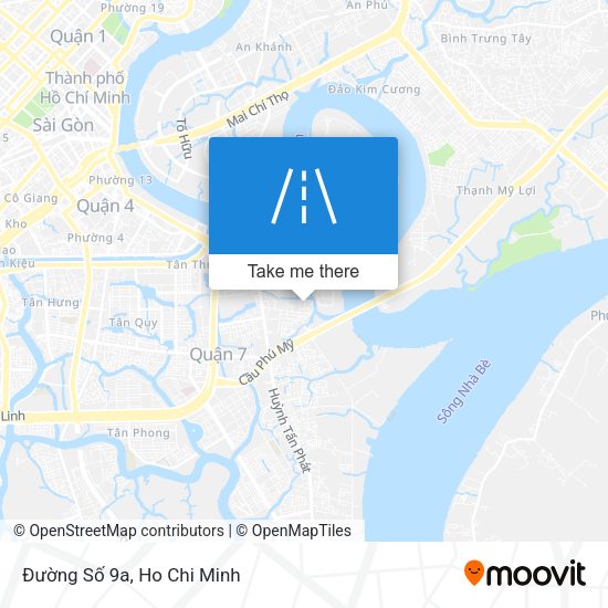 Đường Số 9a map