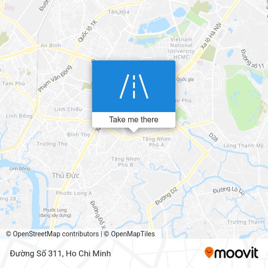 Đường Số 311 map