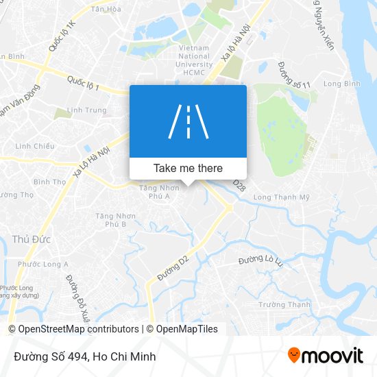 Đường Số 494 map