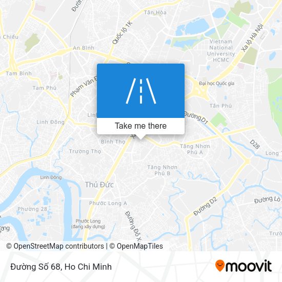 Đường Số 68 map