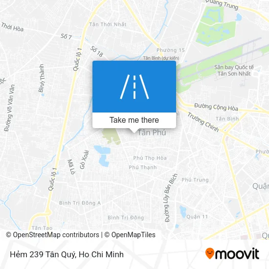 Hẻm 239 Tân Quý map