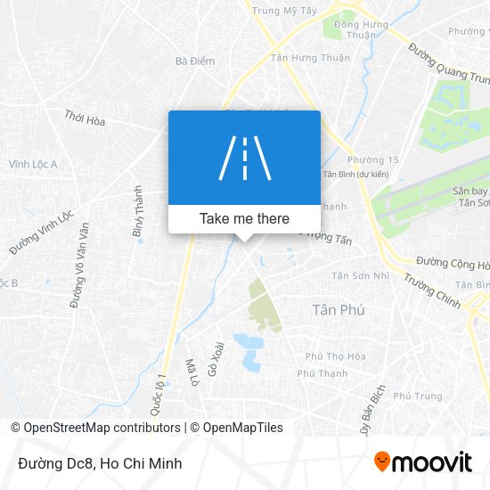 Đường Dc8 map