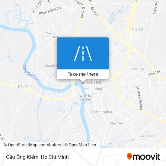 Cầu Ông Kiểm map