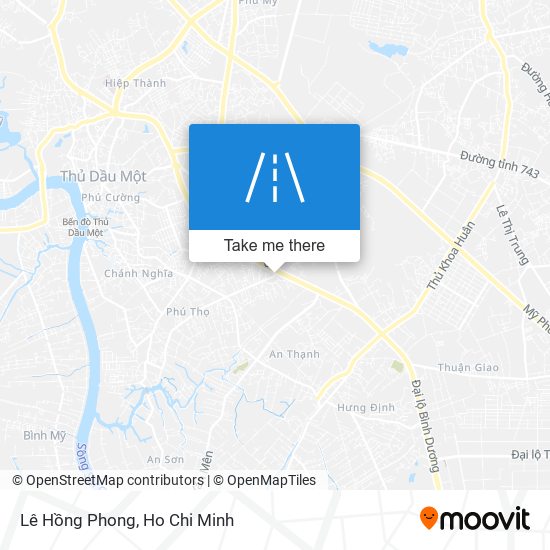 Lê Hồng Phong map