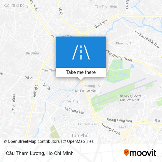 Cầu Tham Lương map