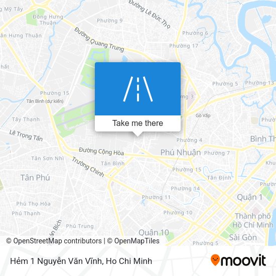 Hẻm 1 Nguyễn Văn Vĩnh map