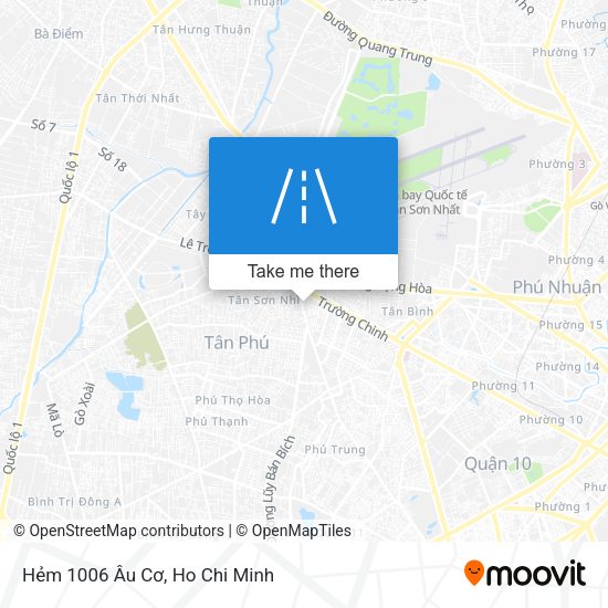 Hẻm 1006 Âu Cơ map