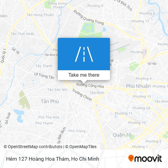 Hẻm 127 Hoàng Hoa Thám map