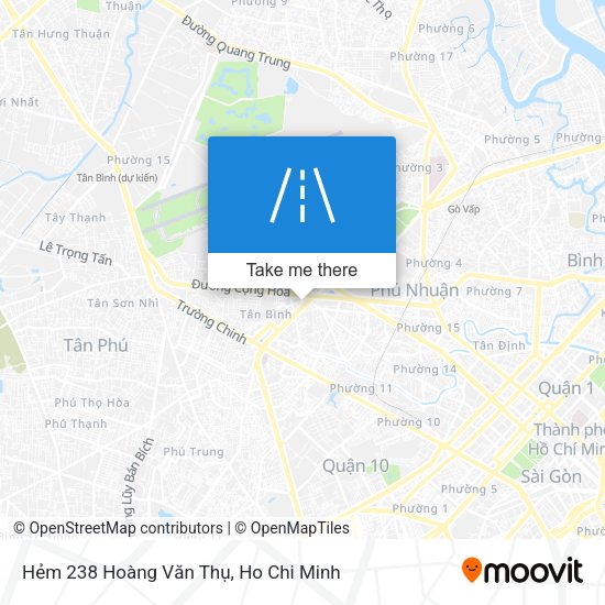 Hẻm 238 Hoàng Văn Thụ map