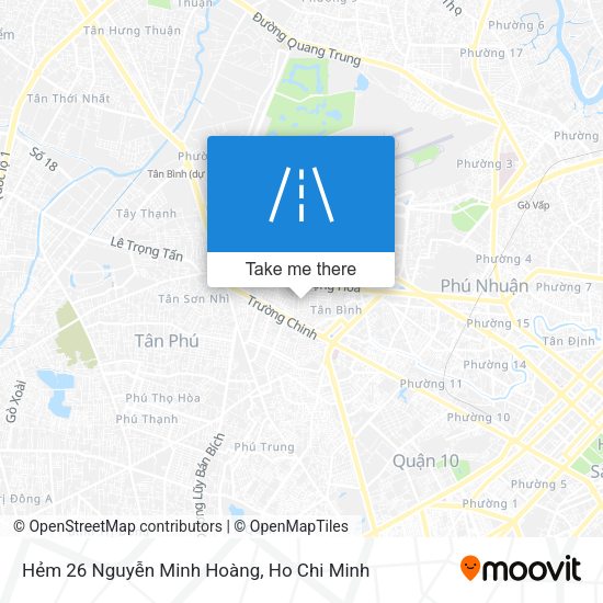 Hẻm 26 Nguyễn Minh Hoàng map