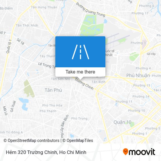 Hẻm 320 Trường Chinh map
