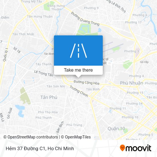 Hẻm 37 Đường C1 map