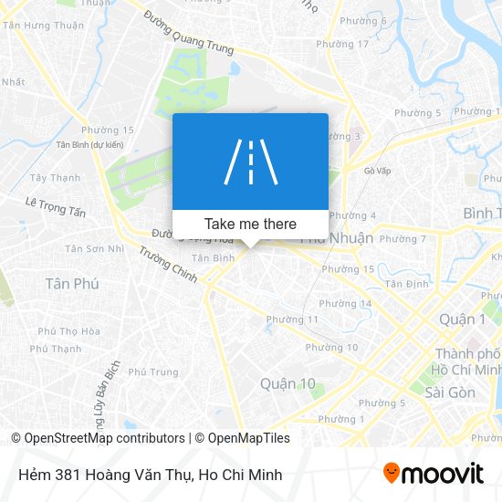 Hẻm 381 Hoàng Văn Thụ map
