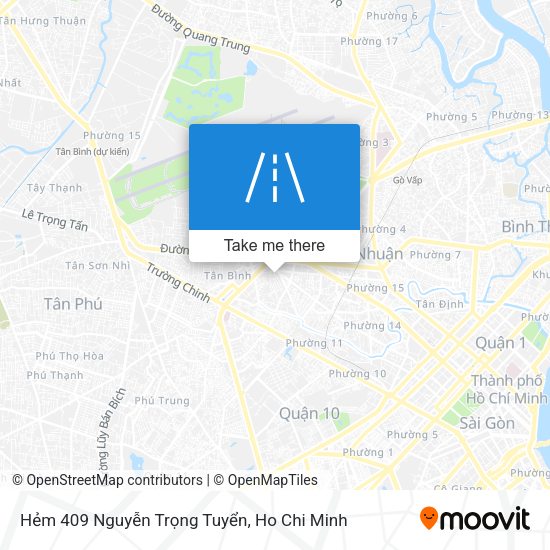 Hẻm 409 Nguyễn Trọng Tuyển map