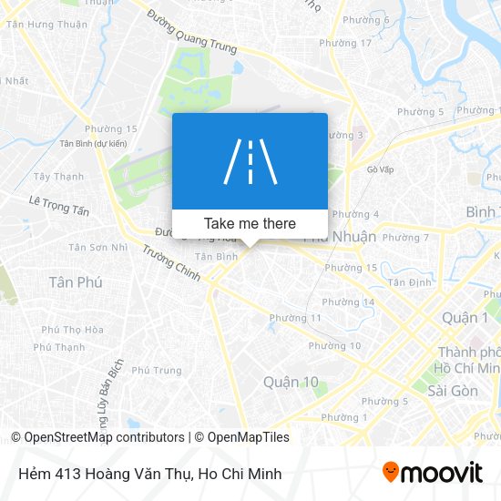 Hẻm 413 Hoàng Văn Thụ map