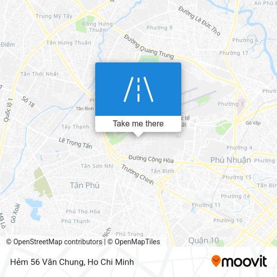 Hẻm 56 Văn Chung map