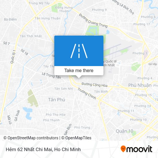 Hẻm 62 Nhất Chi Mai map