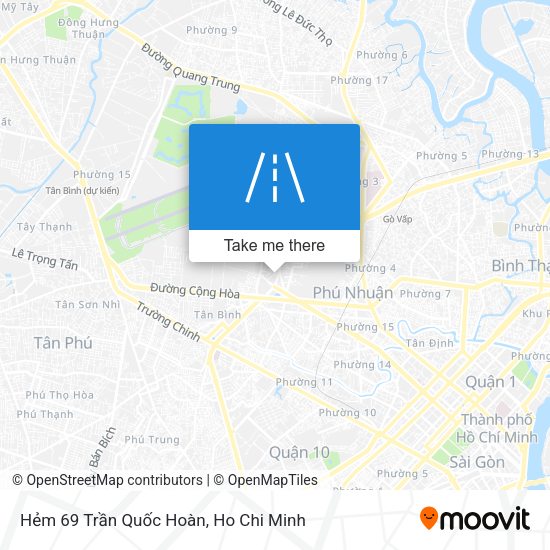 Hẻm 69 Trần Quốc Hoàn map