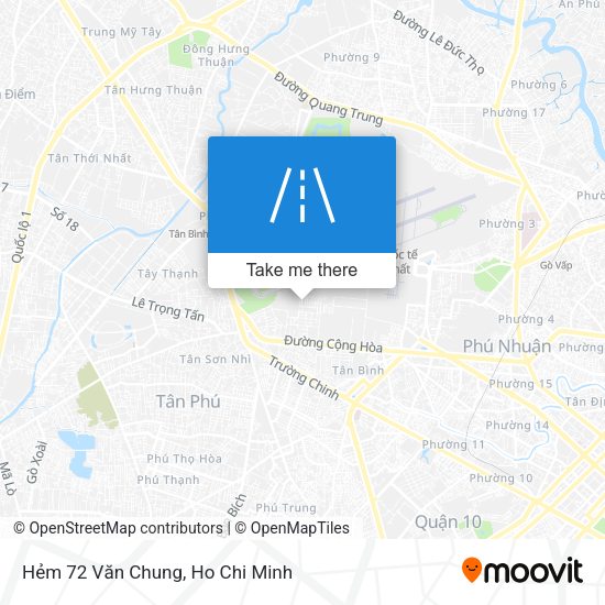 Hẻm 72 Văn Chung map