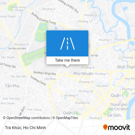 Trà Khúc map