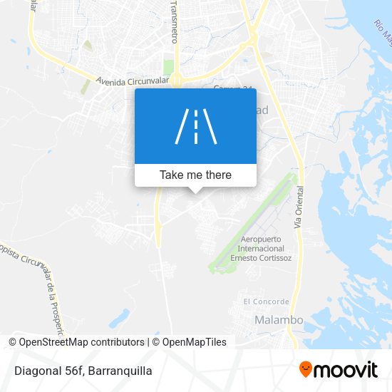Mapa de Diagonal 56f