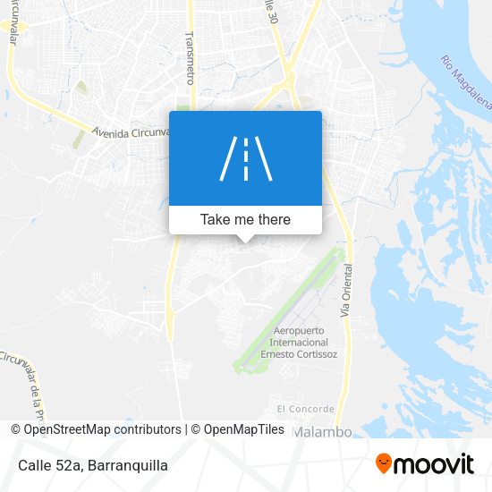 Mapa de Calle 52a