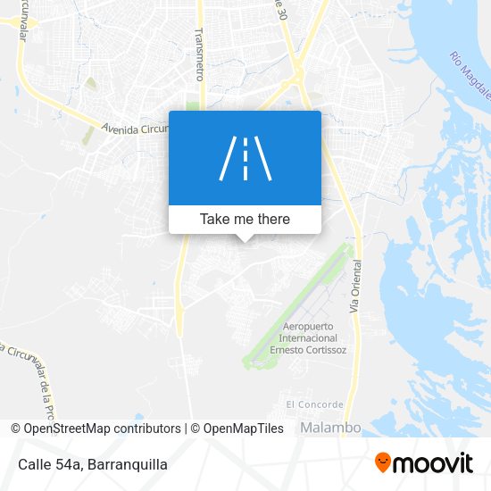 Mapa de Calle 54a