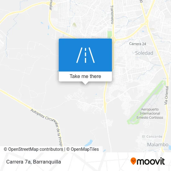 Carrera 7a map
