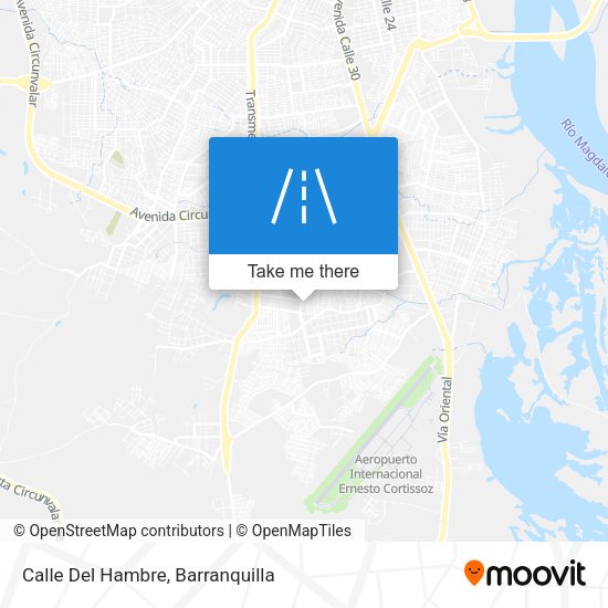 Calle Del Hambre map