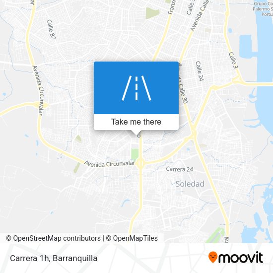 Carrera 1h map