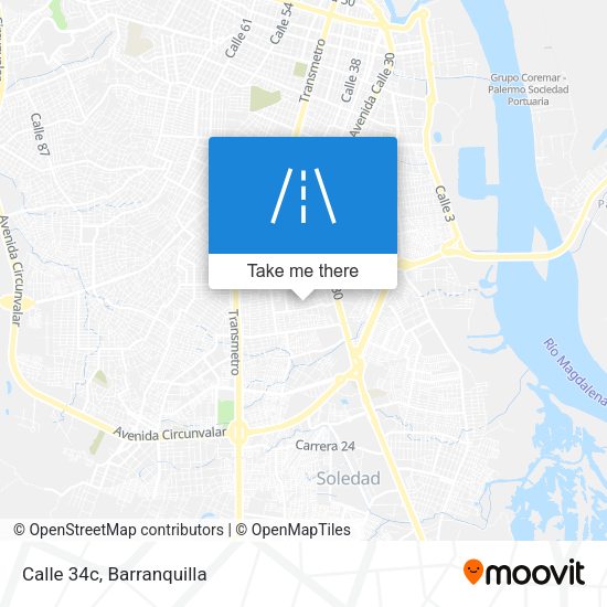 Mapa de Calle 34c