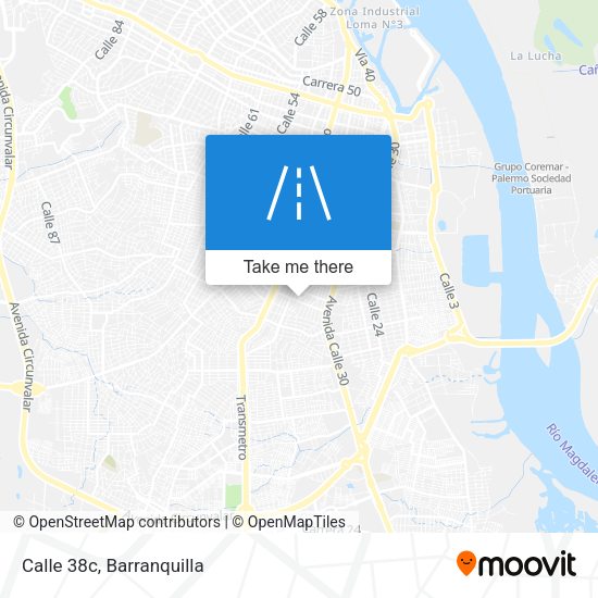 Mapa de Calle 38c