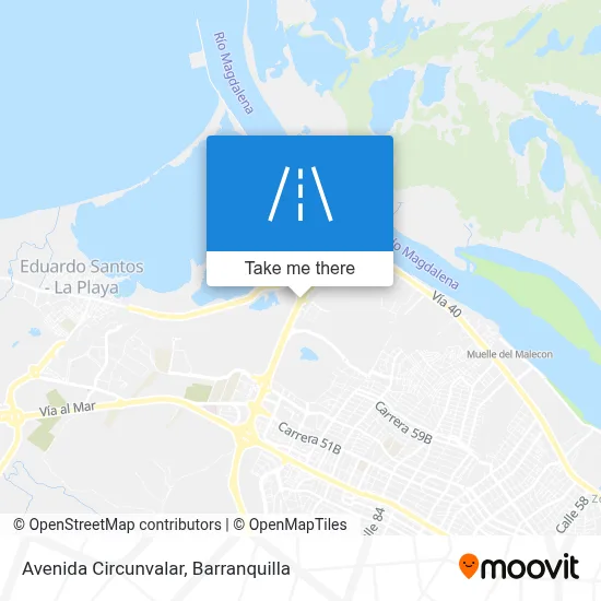 Avenida Circunvalar map