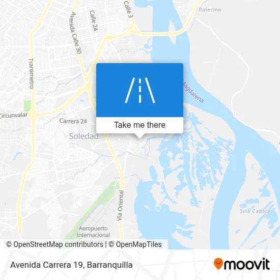 Avenida Carrera 19 map