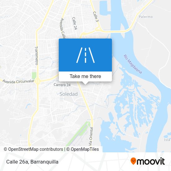 Mapa de Calle 26a