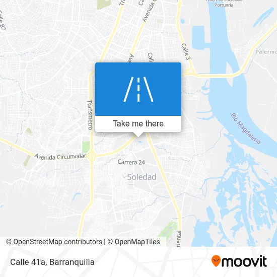 Mapa de Calle 41a