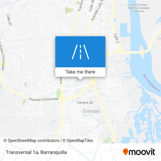 Transversal 1a map
