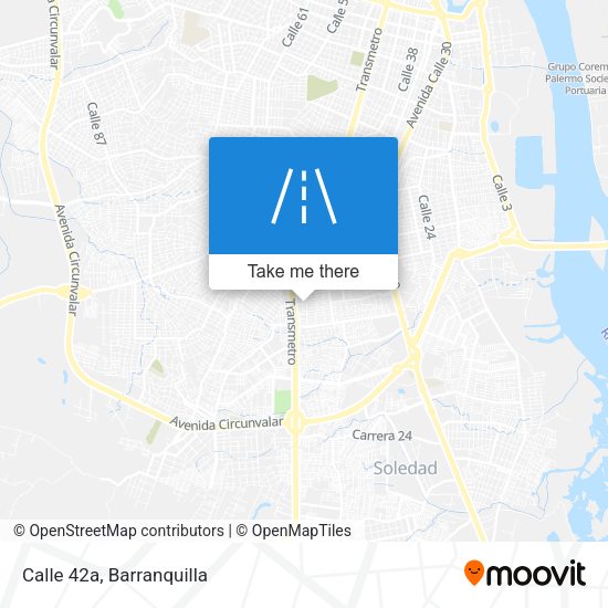 Mapa de Calle 42a