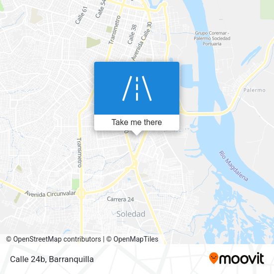 Mapa de Calle 24b