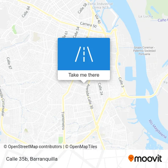 Calle 35b map